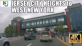 4K NJ drive: Jersey City Heights to West New York