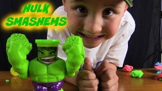 Play Doh Marvel Hulk Ironman Smashems