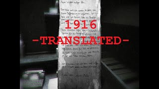 1916: Der Unbekannte Krieg Note Translations