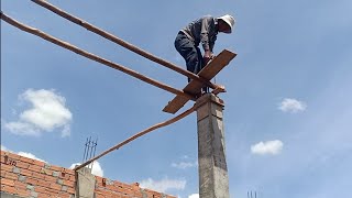 How to wrap the beam on របៀបវាយពុម្ពធ្នឹមលើ