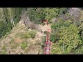 ドローン映像❗️宮崎県延岡市　片田町　沖田稲荷神社⛩️付近12月の風景