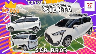 แร็ควางของบนหลังคา Toyota Sienta ติดตั้ง SCR RR03 ขายแร็คหลังคาเอสซีอาร์ โตโยต้า เซียนต้า ตรงรุ่น