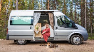Building My Own Van, Living in It and Exploring the Nordic Wilderness