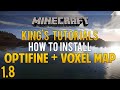 Minecraft 1.8: How to install OptiFine Mod & Voxel Map Mod (Forge & LiteLoader) (1080p60FPS)