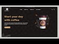 Responsive Coffee Shop Website Using HTML CSS & JavaScript - Step By Step