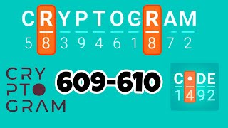 CRYPTOGRAM level 609 610
