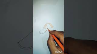 A video has been made showing how to draw a hat using the letter D. #drawing