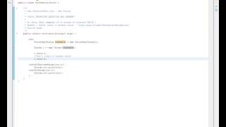 What happens if a thread is started TWICE