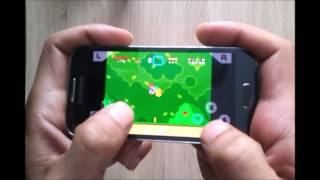 Snesoid SNES Super Nintendo emulator on Android Samsung Galaxy S4 Mini Super Mario World