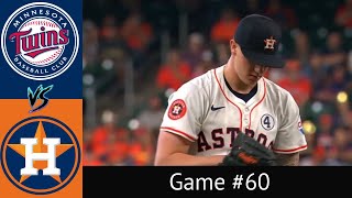 Astros VS Twins Condensed Game 6/2/24