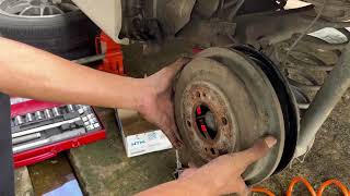 [ DIY ] เปลี่ยนลูกปืนดุมล้อหลัง Honda City 2013 Hub and Wheel Bearing Replacement.