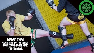 Muay Thai Counters to the Inside Low Roundhouse Kick Tutorial