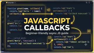 Day 2: Video 18 - JavaScript Callbacks Explained 🚀 | Callback Functions for Beginners| Playwright JS