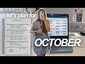 OCTOBER RESET: october goals, monthly planning, budgeting, cleaning + more! *monthly reset routine*