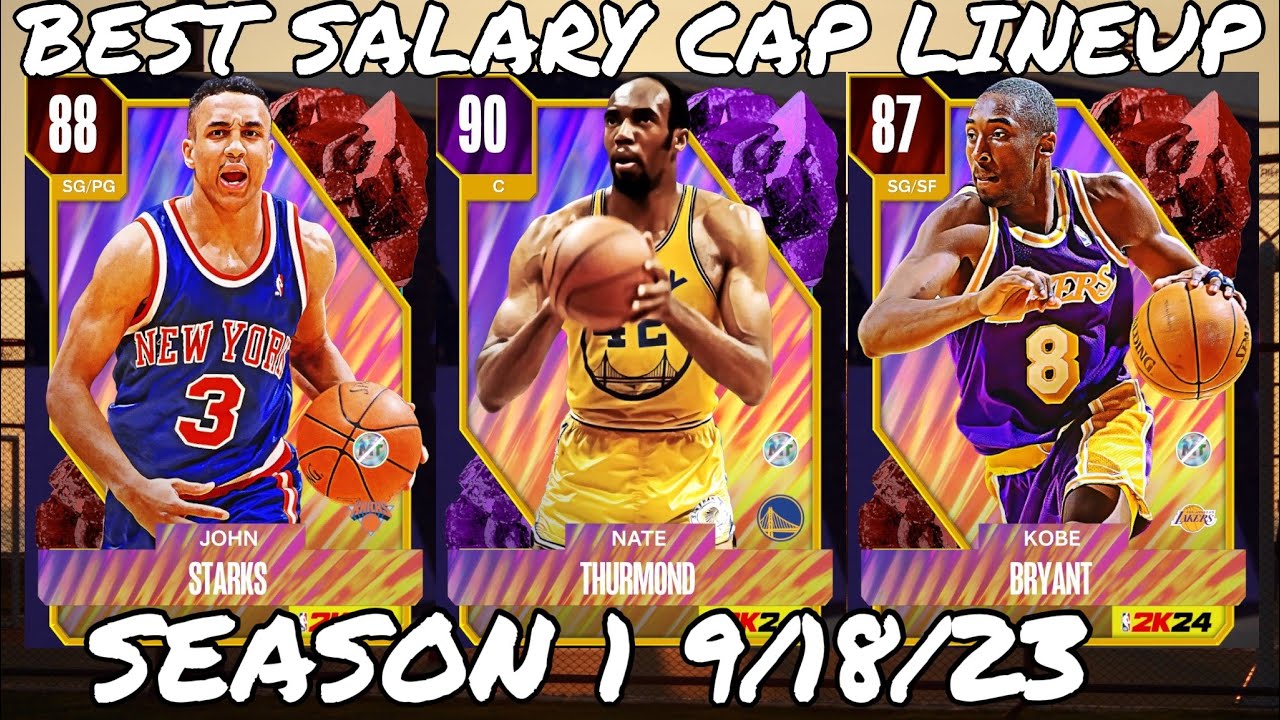 THE BEST LINEUP FOR SALARY CAP 9/18/23 IN NBA 2K24 MYTEAM!!! - YouTube