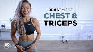 BEASTMODE CHEST AND TRICEP WORKOUT | Intense Upper Body | Day 8