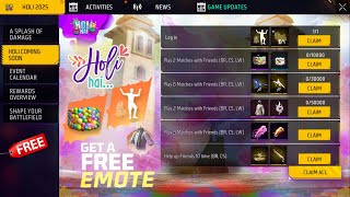 CLAIM EMOTE + GLOO HOLI FREE REWARDS🔥 -para SAMSUNG,A3,A5,A6,A7,J2,J5,J7,S5,S6,S7,S9,A10,A20,A30,A50