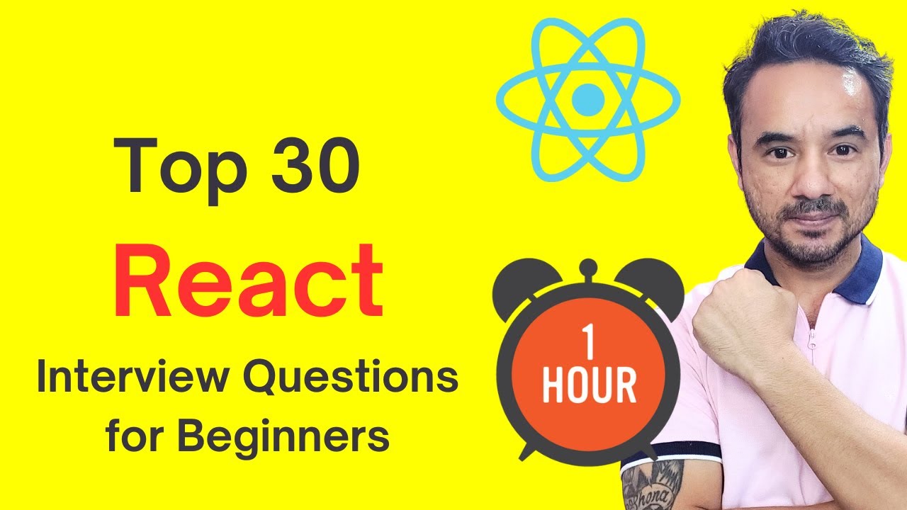 React Js - Top 30 Interview Questions And Answers For Beginners - YouTube