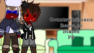 Countryhumans react to states[] 2/2 [] America, France, Canada, Britain, Russian, China []READ DESC