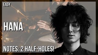 How to play Hana by Fujii Kaze on Tin Whistle (Tutorial)