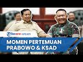 Momen Pertemuan Prabowo dengan KSAD Bahas Pertahanan Teritorial Indonesia