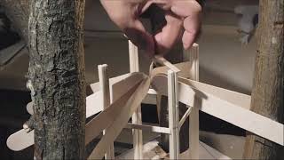 POPSICLE STICK TREE HOUSE (TIME LAPSE)
