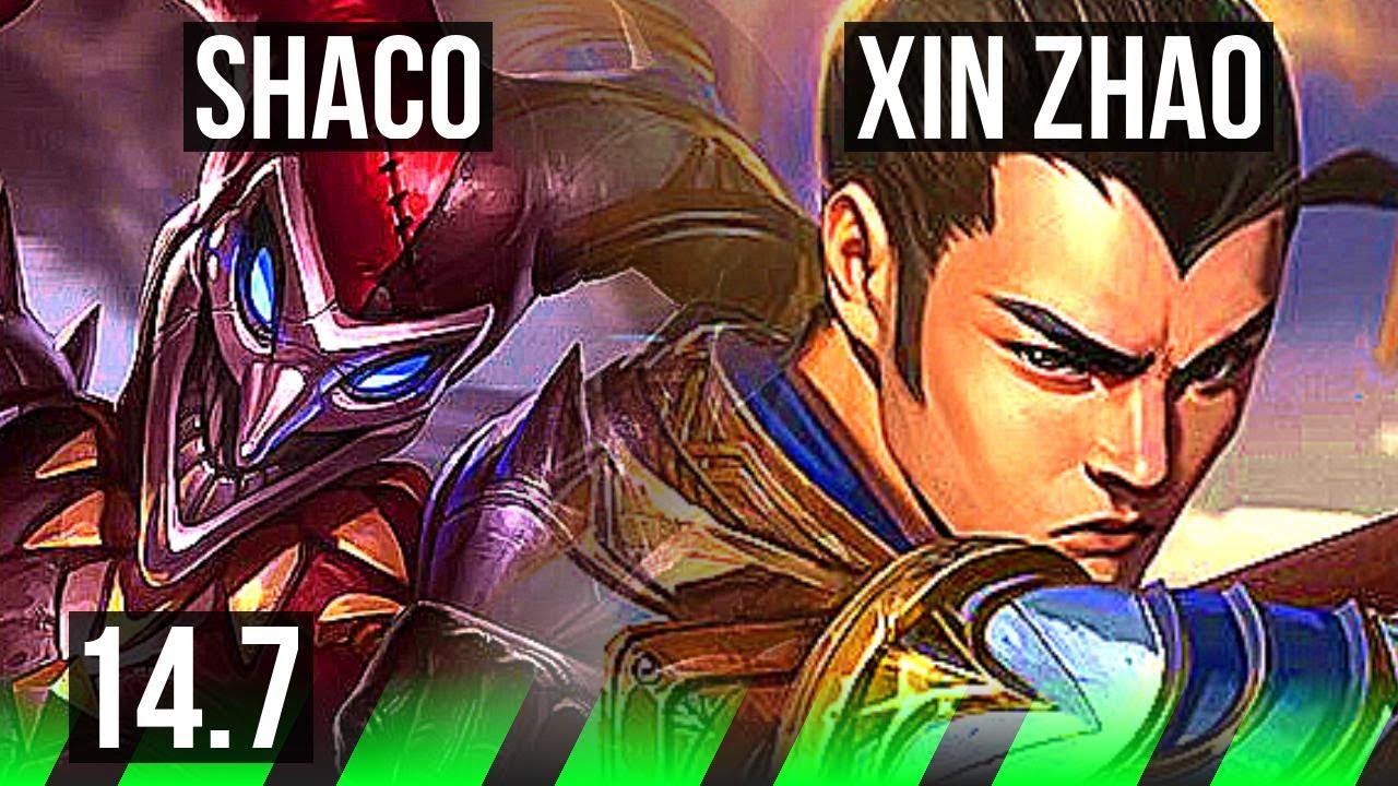 SHACO Vs XIN (JGL) | 16/0/2, Rank 5 Shaco, Legendary, 900+ Games | KR ...