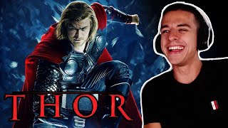SO FUNNY!  THOR (2011) Movie reaction! FIRST TIME WATCHING! (Marvel Marathon)