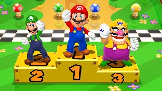 Mario Party 9 Minigames - Mario vs Luigi vs Wario vs Yoshi (Master CPU)