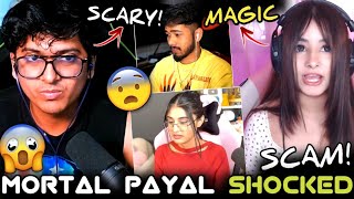 MortaL Scary Incident With Scout😨Payal MortaL Shocked By Harshi Horror Room😱