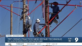 TEP crews train on new techniques to prevent summer power outages