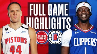 PISTONS at CLIPPERS | FULL GAME HIGHLIGHTS | November 17, 2022
