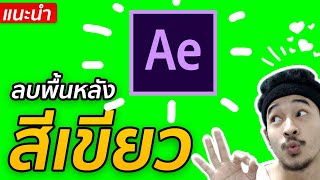 สอนลบ-ตัดฉากสีเขียวออกจากวิดีโอ ด้วย Keylight After Effects CC2020 (ลบเนียนมาก)