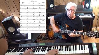 Mirror, Mirror - Jazz guitar \u0026 piano cover ( Chick Corea )