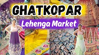 घाटकोपर मार्केट - Ghatkopar Lehenga Market | Cheapest \u0026 Best lehengas for wedding, Sangeet, Mehendi