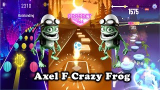Axel F Crazy Frog - Tiles Hop VS Dancing road Vs Hop ball 3D