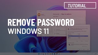 Windows 11: Remove login password