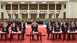 2019年2月3日，中共中央国务院举行春节团拜会，习近平发表讲话，李克强主持，栗战书、汪洋、王沪宁、赵乐际、韩正、王岐山出席。