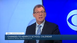 Changes to Henrico Schools schedule