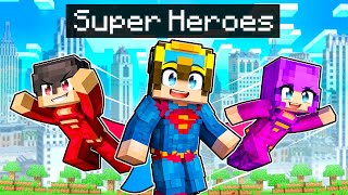 Life of a SUPERHERO In Minecraft!