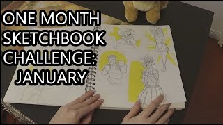 One Month Sketchbook Challenge - January 2018