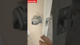 Easy way to open bedroom Lock.. Europa cylindrical Lock