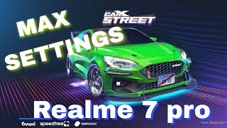 Global release CarX Street, test Realme 7 Pro Max Settings🔥