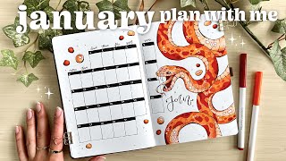 january 2025 bullet journal plan with me 💥 bullet journal inspiration for beginners