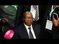 Former South African president Jacob Zuma returned to court on Thursday, alongside French arms manuf