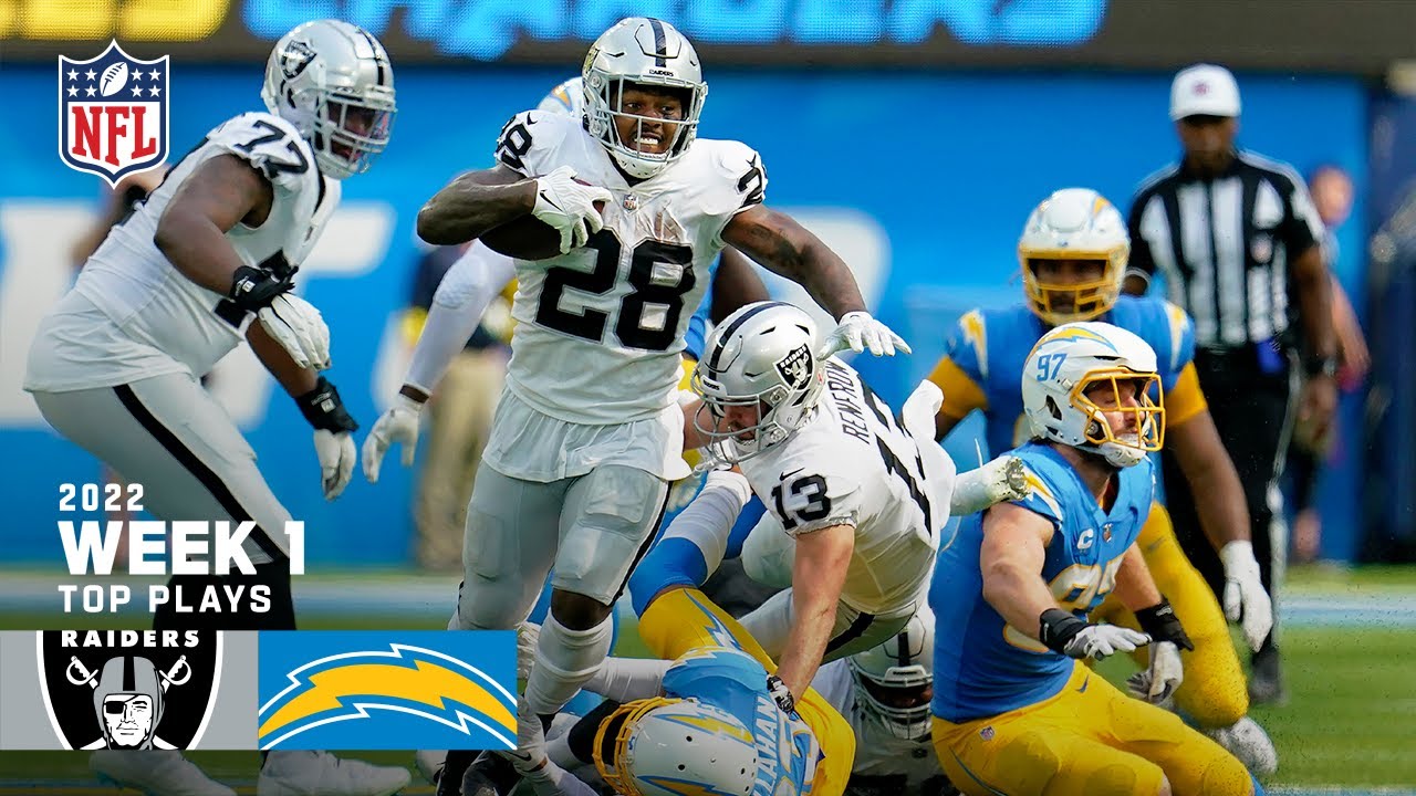 Highlights: Raiders Vs. Chargers | 2022 Week 1 | NFL - Win Big Sports