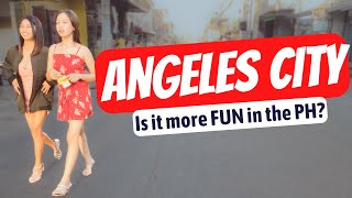 What do you do for FUN in Angeles City? Walking ASMR tour[4K] 🇵🇭 Real Life Philippines