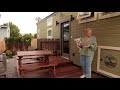 Aging in place in her Dream Tiny Home in Mtn town Tiny House Village