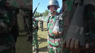 Gladi upacara Pembukaan Dikjurbaif Abit Diktukba TNI AD Program D-2 TA.2023