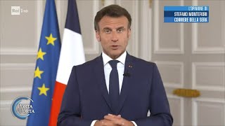 Macron perde la maggioranza assoluta, boom di Le Pen - Porta a porta 21/06/2022